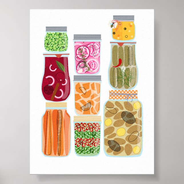 #5 Food Canning Jars Poster (Vorne)