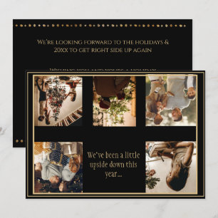 5 Foto Collage Auf dem Kopf Weihnachten Xmas Ferie