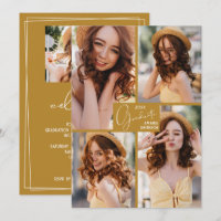 5 Foto-Collage Gold-Abschlussfeier