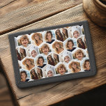 5 Foto Collage Honeycomb Hexagon Muster - weiß Tri-fold Geldbeutel<br><div class="desc">5 Foto Collage in einem Layout,  das ein Wabenmuster aus allen Fotos enthält. Fügen Sie Ihre Lieblings-Bilder zu dieser lustigen Vorlage hinzu. Sie können quadratische Fotos oder beliebige Foto für dieses Raster verwenden. — Der weiße Hintergrund kann geändert werden,  wenn Sie den erweiterten Designbereich besuchen.</div>
