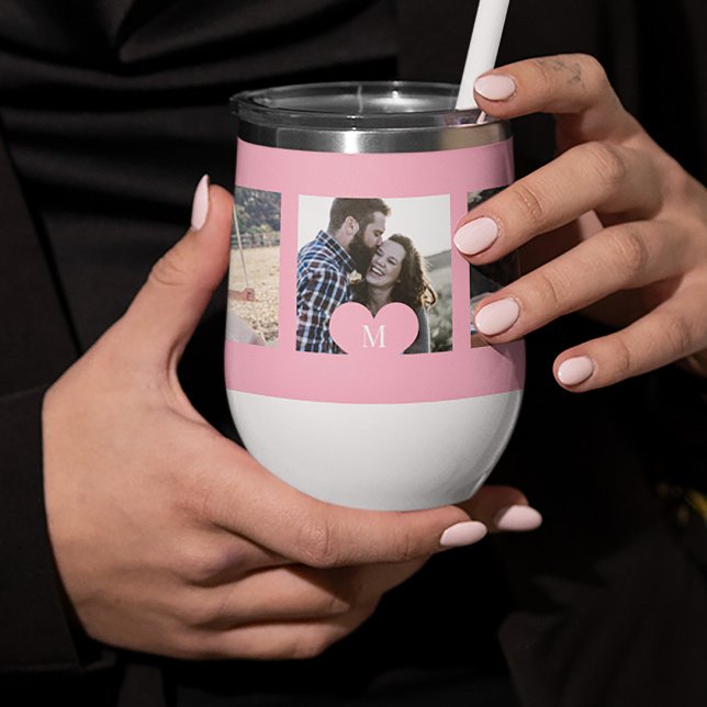 5 Foto Collage personalisiert modernes Monogramm R (Von Creator hochgeladen)