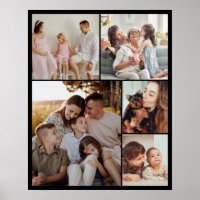 5-Foto-Collage Personalisiertes Bildgitter-Mosaik