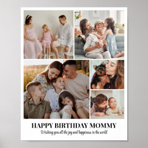 5 Foto-Collage Personalisiertes Bildraster Benutze Poster