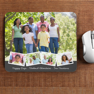 5 Foto Collage Zigzag Foto Strip und benutzerdefin Mousepad