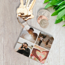 5 Foto Custom Collage Personalisierter Schlüsselan Schlüsselanhänger