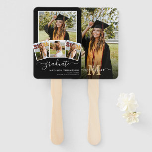 5 Foto Einfache Graduierung Schwarz-weiß Fächer