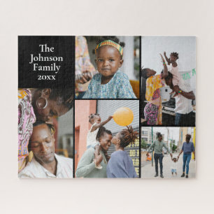 5-Foto-Familie Puzzle