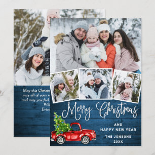 5 Foto Frohe Weihnachten Rotes Farm Truck