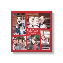 5 Foto Holiday Collage Retro Freude und Frieden Gr