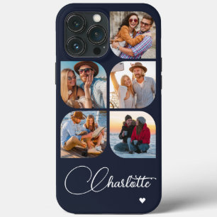 5 Foto Moderner Trendiger Einfacher Personalisiert Case-Mate iPhone Hülle