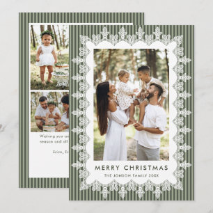 5 Foto Retro Weihnachten Elegant Vintage Spitze Ra