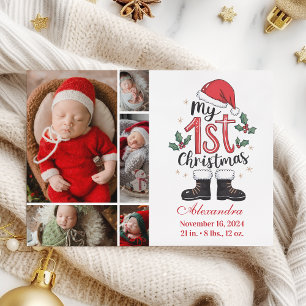 5 Foto Süßer Santa-Baby 1. Weihnachten