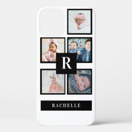 5 Foto und Monogramm und Name Case-Mate iPhone Hülle