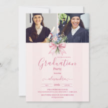 5 Fotos Blush Bloral Graduation Party