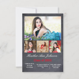 5 Fotos Collage Vertical - 3x5 Grad Ankündigung