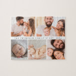 5 Fotos Gallery Familienkollektion Personalisiert Puzzle<br><div class="desc">Erstellen Sie ein personalisiertes Puzzle mit einer 5-Foto-Kollektion für ein unvergessliches und eindrucksvolles Geschenk. Dieses maßgeschneiderte Puzzle präsentiert fünf Ihrer beliebten Fotos in einer schönen Galerie und bringt Freude und Nostalgie, während Sie sie zusammenstellen. Dieses Puzzle ist ideal für Ansammlungen, besondere Anlässe oder Familien. Es ist sowohl eine unterhaltsame Aktivität...</div>
