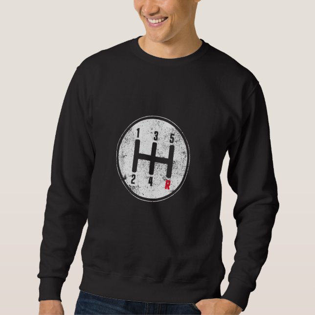 5-Gang-Typ für manuelle Übertragung Sweatshirt (Vorderseite)