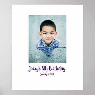 5. Geburtstag 5. Party 5. Poster