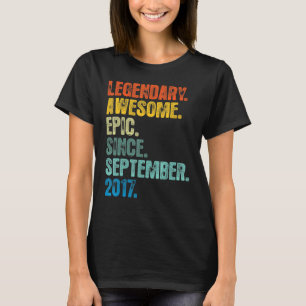 5. Geburtstag 6 Jahre Phantastisch seit 20. Septem T-Shirt