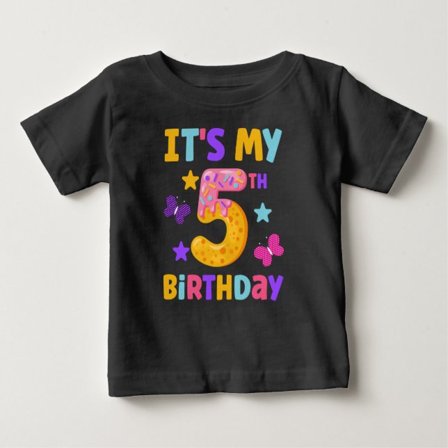 5. Geburtstag Baby T-shirt (Vorderseite)