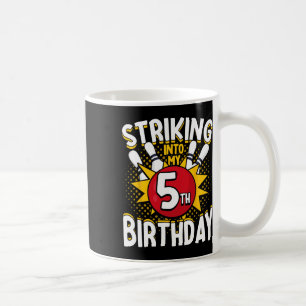 5. Geburtstag Bowling Thema Einzug in den Geburtst Kaffeetasse