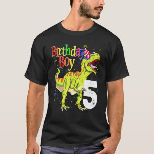 5. Geburtstag Boy Dinosaurier Rawr Ich bin 5 Dinos T-Shirt