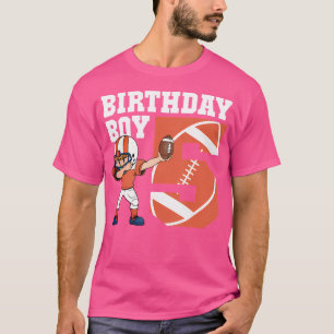 5. Geburtstag Boy Football Player spielt 5 Jahre T-Shirt