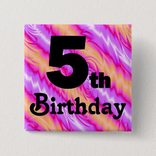 5. Geburtstag Button