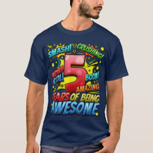 5. Geburtstag Comic-Stil Toll seit 2018 5 Jahre T-Shirt