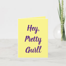 5. Geburtstag des Mädchens Dankeskarte