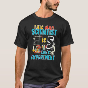 5. Geburtstag dieser Mad Scientist ist 5 Let's Exp T-Shirt