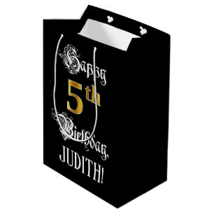 5. Geburtstag ~ Extravagantes Drehbuch; Imitate Go Mittlere Geschenktüte