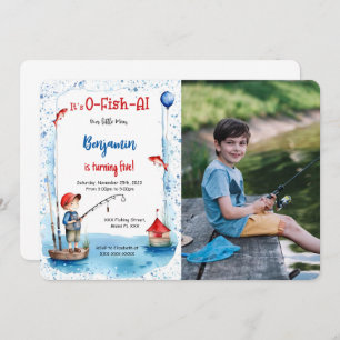 5. Geburtstag Foto Einladung