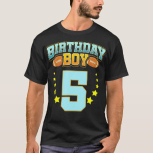 5. Geburtstag für Jungen 5 Jahre Alte Kinder Gesch T-Shirt