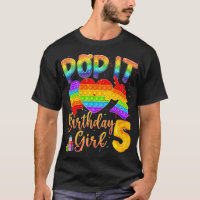 5. Geburtstag Girl Einhorn Pop Es 5 Jahre alte Fid