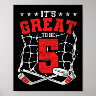 5. Geburtstag Hockey-Fans Es ist großartig, 5 Jahr Poster