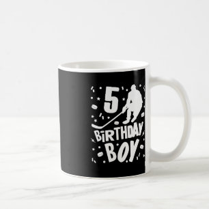 5. Geburtstag Junge Eishockey Kinder 5 Jahre altes Kaffeetasse