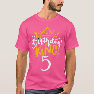 5. Geburtstag König 5 Jahre altes Party Ideen für  T-Shirt