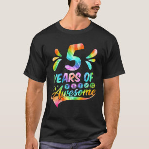 5. Geburtstag Krawatte-Färbung Phantastisch 5 Jahr T-Shirt