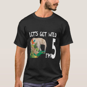 5. Geburtstag Safari Jungle Tiere 5 Jahre alt Funn T-Shirt