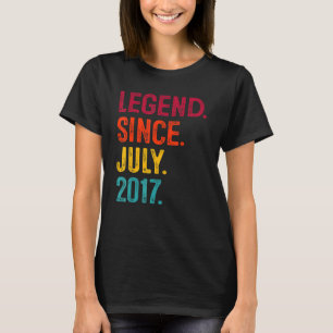 5. Geburtstag seit Juli 2017 5 Jahre alt B T-Shirt