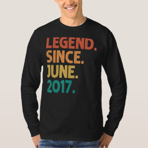 5. Geburtstag seit Juni 2017 5 Jahre alt VI T-Shirt