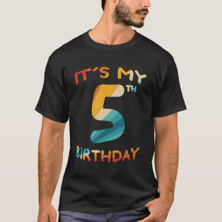 5. Geburtstag Shirt Es ist mein 5. Geburtstag 5 Ja