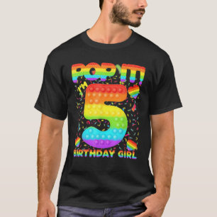 5. Geburtstags-Fidget Toy Pop Es Geburtstagskind 5 T-Shirt