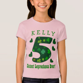 5. Geburtstags-St Patrick niedlichster Kobold T-Shirt