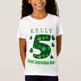 5. Geburtstags-St Patrick niedlichster Kobold T-Shirt