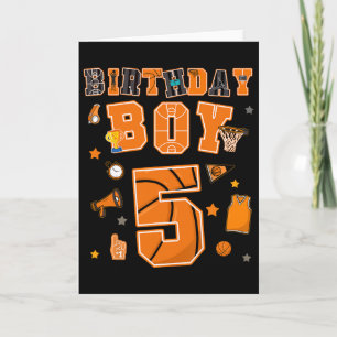 5. Geburtstagsjunge 5 Jahre Sketll-Party Fünf Jahr Karte