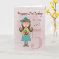 5. Geburtstagskarte Gesang Happy Birthday Card