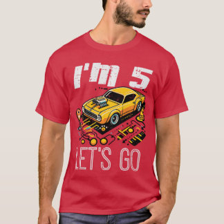 5. Geburtstagskarte Im 5. Lass Go Boys Girls T-Shirt