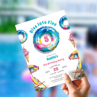 5. Geburtstagsparty im 5. Einladung